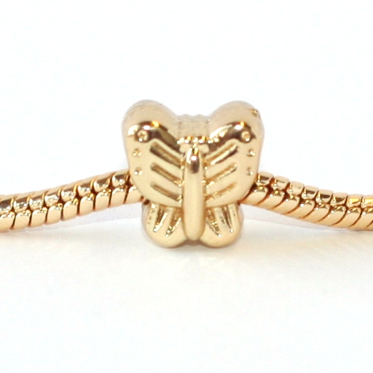 Korálek Fashion Jewerly - Zlatý motýl 1366