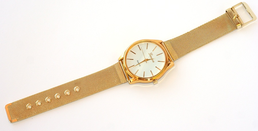 Dámské hodinky Fashion Jewerly - Zlatá elegance Genev 1491