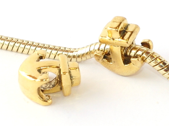 Korálek na náramek Fashion Jewerly - Kotva, námořník, moře 1701