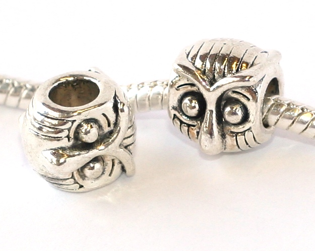 Korálek na náramek Fashion Jewerly - Sova, sovička 1714