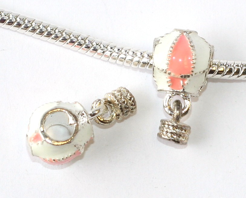Korálek na náramek Fashion Jewerly - Přívěsek Létající balón, Svoboda 1816