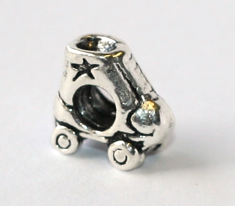 Korálek na náramek Fashion Jewerly - Kolečkové brusle, léto, výlety, sport 1860