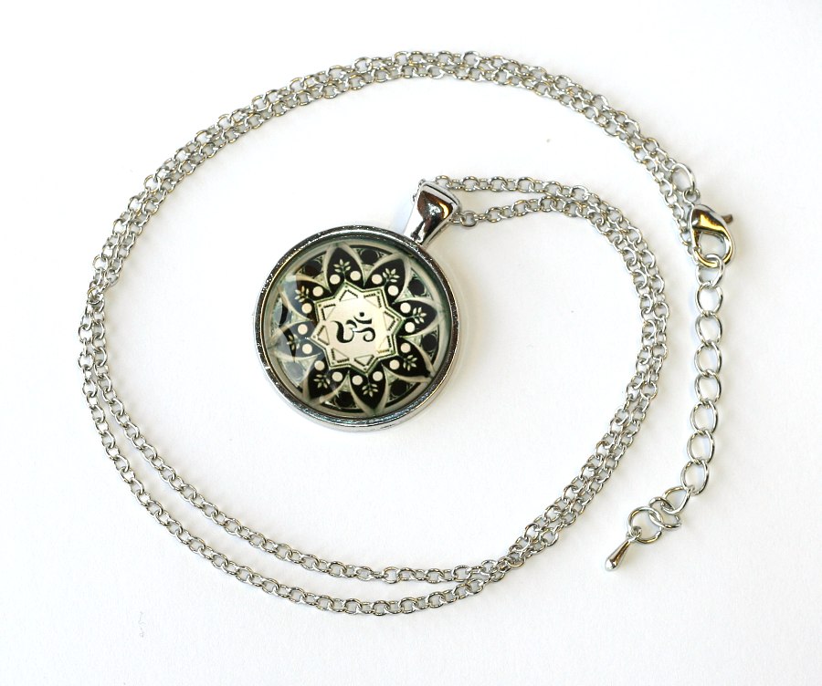 Řetízek Fashion Jewerly - Amulet Óm, Mandala, Yoga, Meditace, Namaste 1923