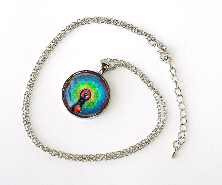 Řetízek Fashion Jewerly - Amulet Květ života, Merkaba, Mandala, Ženství 1941