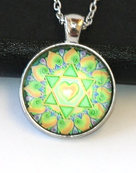 Řetízek Fashion Jewerly - Amulet Mandala, Yoga, Namaste, Yantra, Vintage 2061