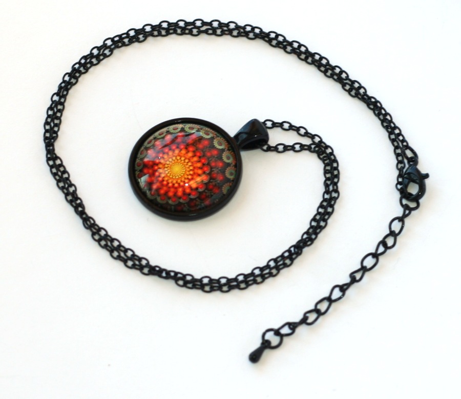 Řetízek Fashion Jewerly - Amulet Fibonacci, Spirála, posvátná geometrie 2083