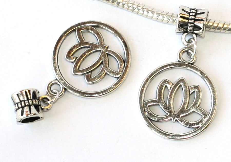 Korálek Fashion Jewerly - Přívěsek Lotosový květ 2143