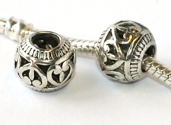 Korálek na náramek Fashion Jewerly - Srdce Peace, Mírová srdíčka 2164