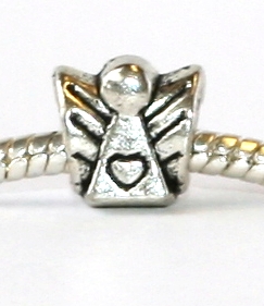 Korálek na náramek Fashion Jewerly - Anděl, Andílek se srdíčkem 2166