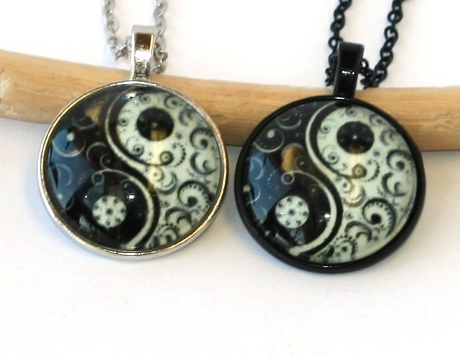 Řetízek  Fashion Jewerly - Yin Yang, Jin Jang, Rovnováha 2193