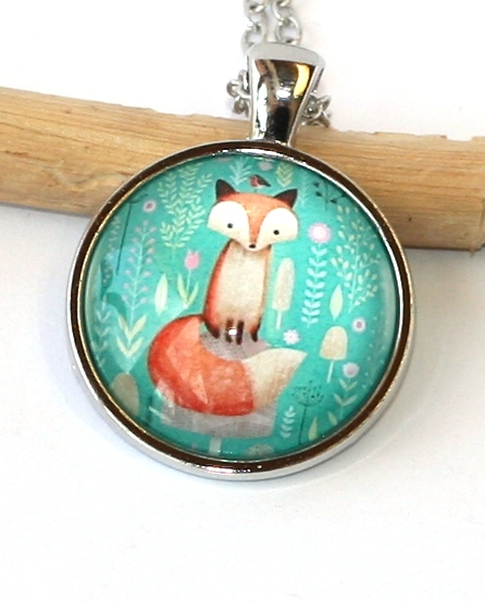 Řetízek Fashion Jewerly - Amulet Moudrá liška, Malý princ 2205