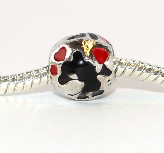 Korálek Fashion Jewerly - Silueta myšek, Minnie, Mickey, srdíčka 2293