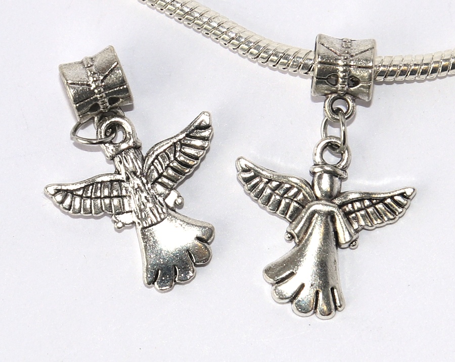 Korálek Fashion Jewerly - Přívěsek Andělský ochránce, Strážný anděl s křídly, Angels Love 2353