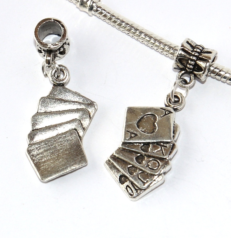 Korálek Fashion Jewerly - Přívěsek Karty Poker Star, Royal Game 2358