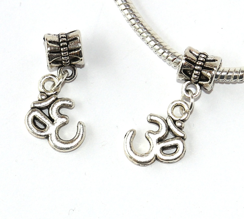 Korálek Fashion Jewerly - Přívěsek Óm, Sanskrtský znak, Meditace, Vnitřní mír 2362