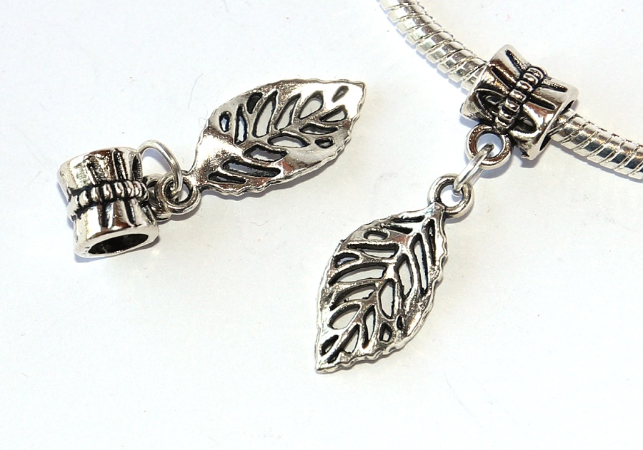 Korálek Fashion Jewerly - Přívěsek List, Lístek, 2377