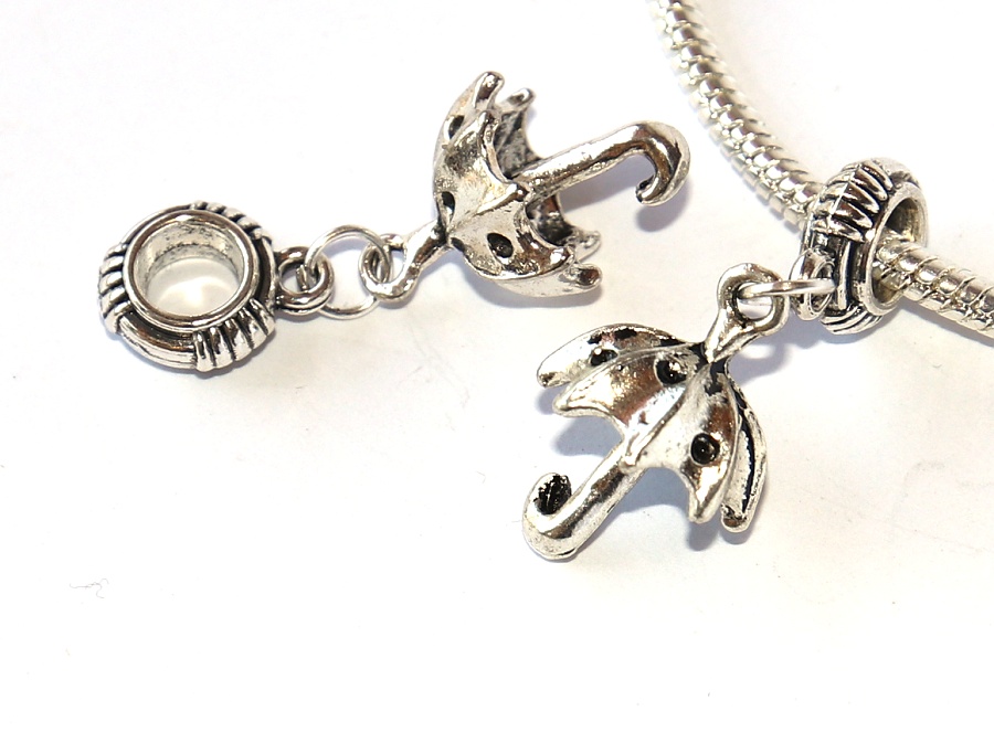 Korálek Fashion Jewerly - Přívěsek Deštník, Umbrela, Déšť, Voda 2380