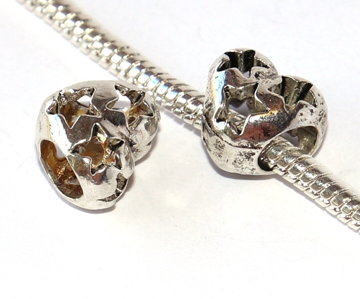 Korálek Fashion Jewerly - Srdce plné hvěz, Love stars 2403