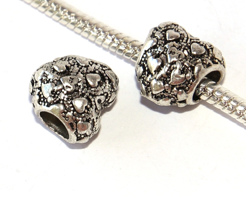 Korálek Fashion Jewerly - Srdce plné mini-srdíček, Heart full of Love 2407