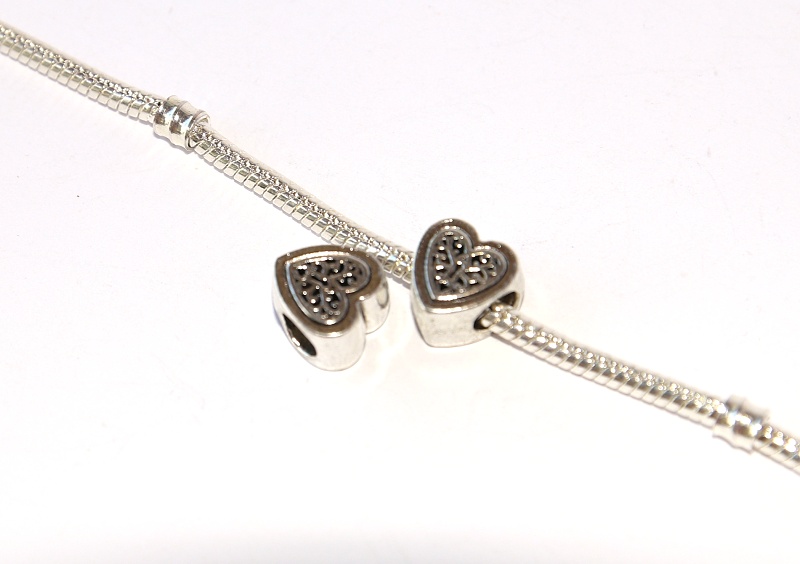 Korálek Fashion Jewerly - Srdce s klíčovou dírkou, Uzamčené srdce jen pro jednoho, Kdo má klíč k mému srdci? 2409