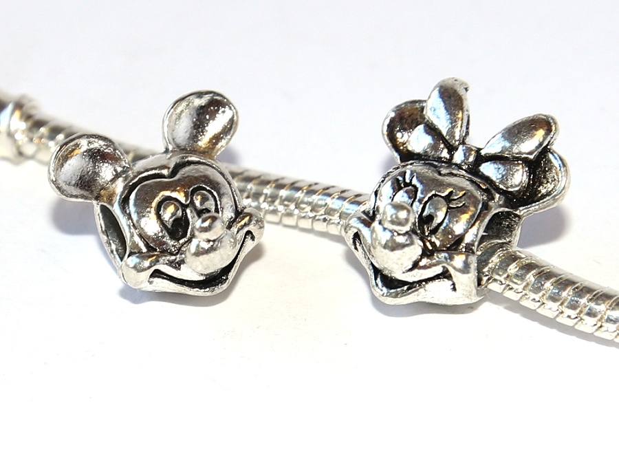Korálek Fashion Jewerly - Myška a myšák, Mickey a Minnie, Love Mouse 2415