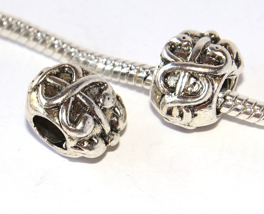 Korálek Fashion Jewerly - Lékárna, Symbol medicíny, Dva hadi, The art of medicine 2419