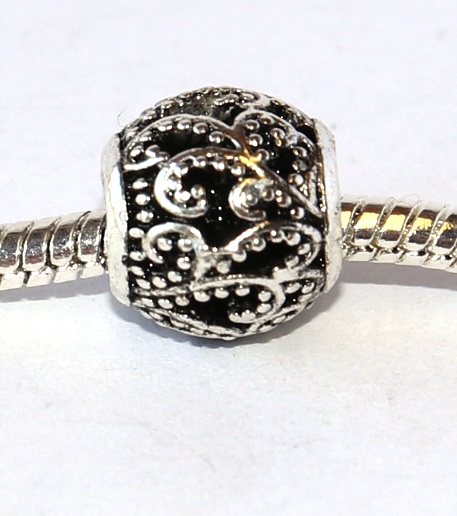 Korálek Fashion Jewerly - Kulička s tečkovanými kudrlinkami, Elegant Lady, Romantic style 2426