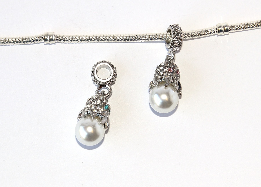 Korálek Fashion Jewerly - Přívěsek Perla pro princeznu, Luxusní poupě 2438