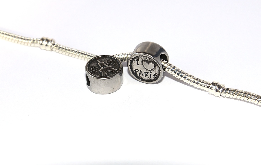 Korálek nerezový Fashion Jewerly - Miluji Paříž, Francie, Eiffelova věž, Love Paris 2461