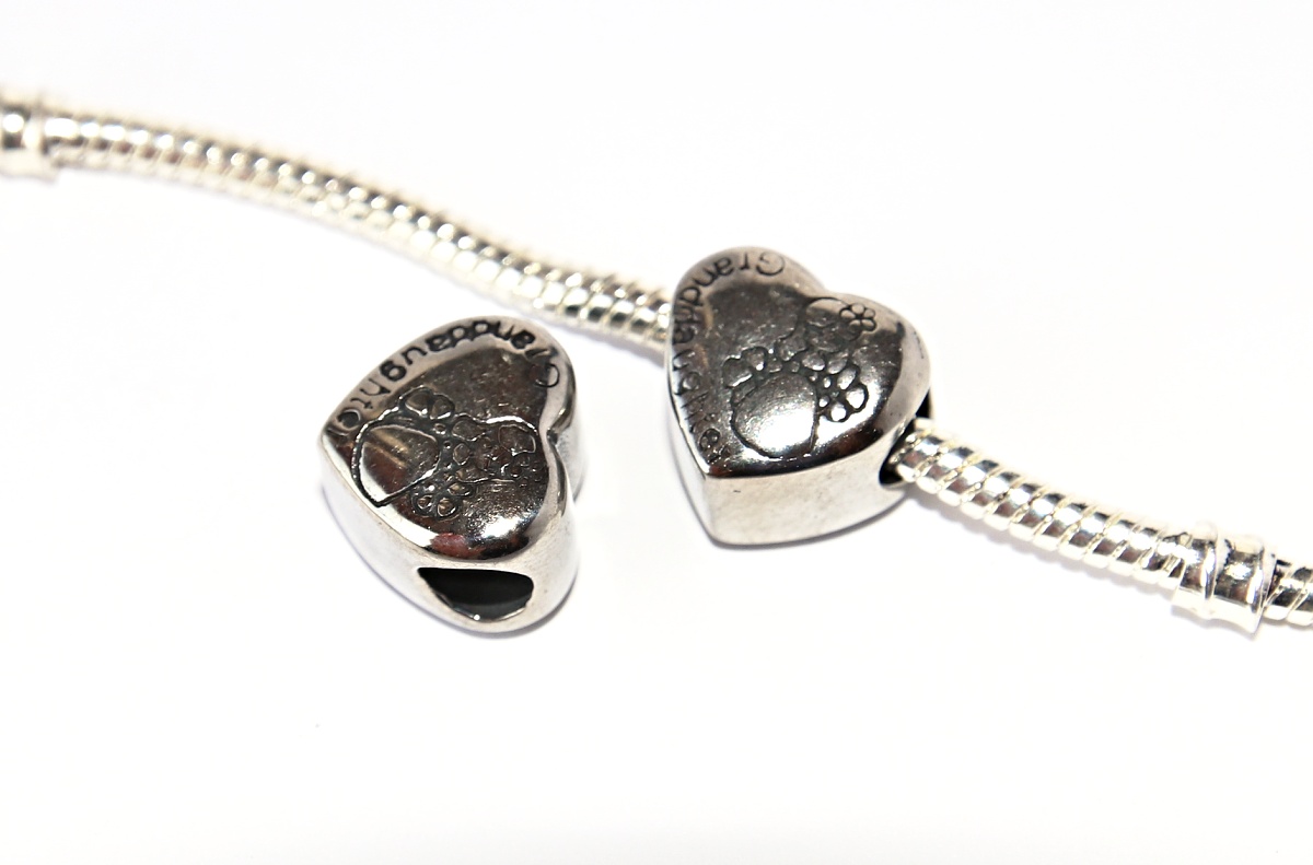 Korálek nerezový Fashion Jewerly - Vnučka, Miluji svou vnučku, Srdce, Love Granddaughter 2470