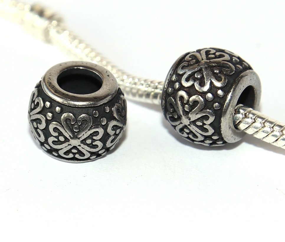 Korálek nerezový Fashion Jewerly - Květiny, Kvítka pro princeznu 2482