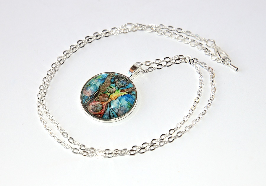 Řetízek Fashion Jewerly - Amulet Matka, Žena, Zázrak, Mateřství, Kouzelné děti 2528