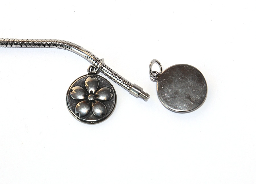Korálek nerezový Fashion Jewerly - Přívěsek Květina, Romantická víla, Lotus 2574