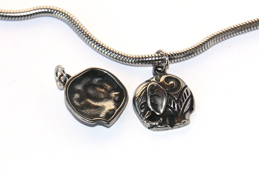Korálek nerezový Fashion Jewerly - Přívěsek Slon pro štěstí, Yoga happy life 2578
