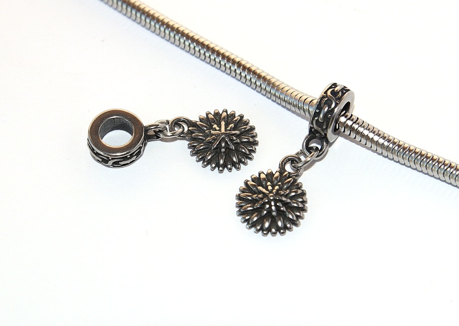 Korálek nerezový Fashion Jewerly - Přívěsek Květina pro krásku, Lotos, Flower Beauty 2587