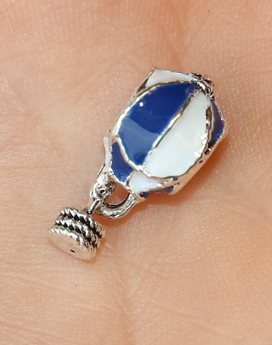 Korálek na náramek Fashion Jewerly - Létající balón, Cesta nebem, Miluji dobrodružství, Svoboda 2609