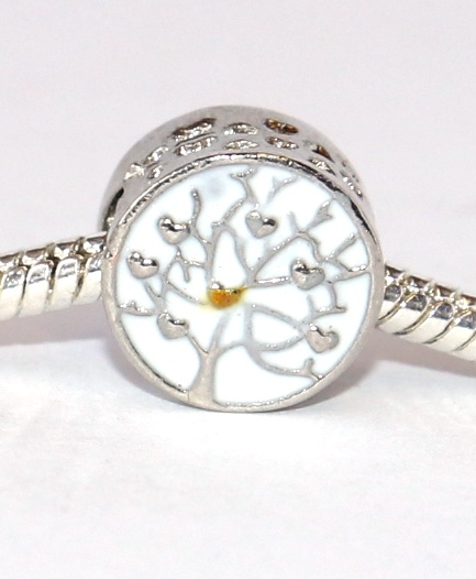 Korálek na náramek Fashion Jewerly - Strom života s mini srdíčky, Tree of life, Be Happy 2625
