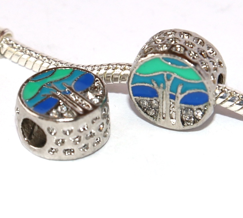 Korálek na náramek Fashion Jewerly - Strom života, Krajina mé duše, Tree of life, Be Happy 2626