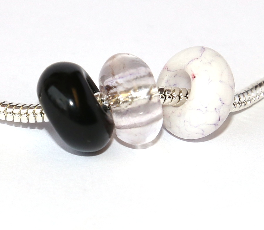 Korálek na náramek Fashion Jewerly - Skleněná kráska, půvabná dáma 2636