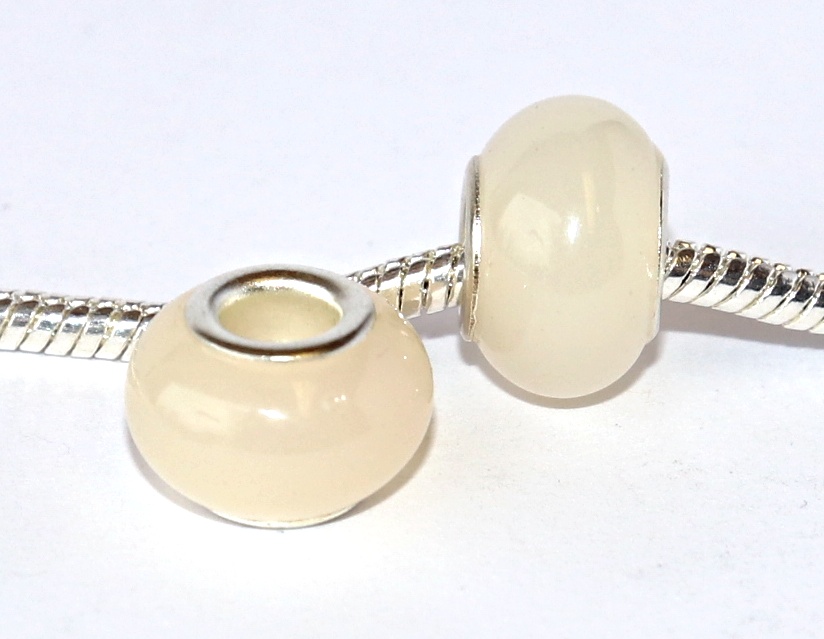 Korálek na náramek Fashion Jewerly - Krémová kráska, půvabná dáma 2640