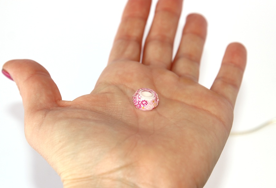 Korálek na náramek Fashion Jewerly - Růžová slečna, Květiny, Cute Girl 2642