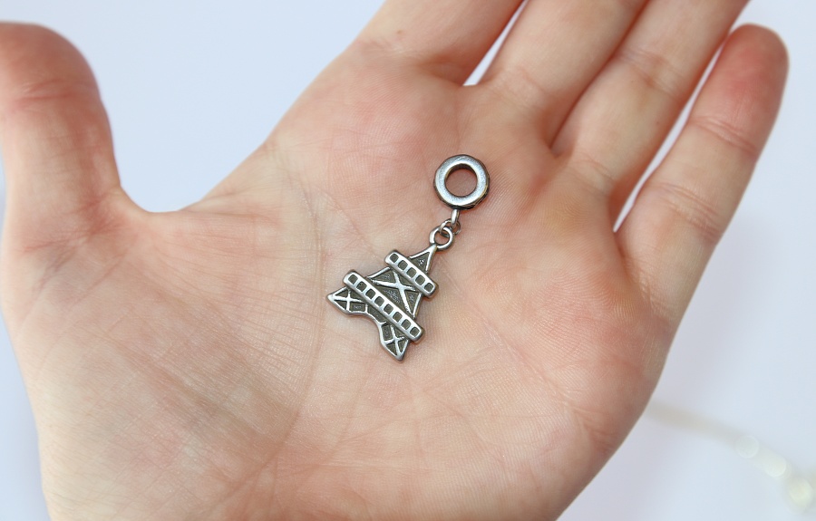Korálek nerezový Fashion Jewerly - Přívěsek Eiffelova věž, Paříž, Francie, Love Paris 2698