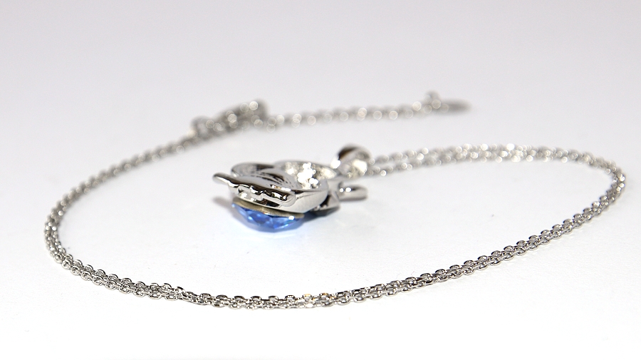 Řetízek Fashion Jewerly - Exclusive Modrá sova s krystaly, Elegantní dáma, Moudrá bytost 2873