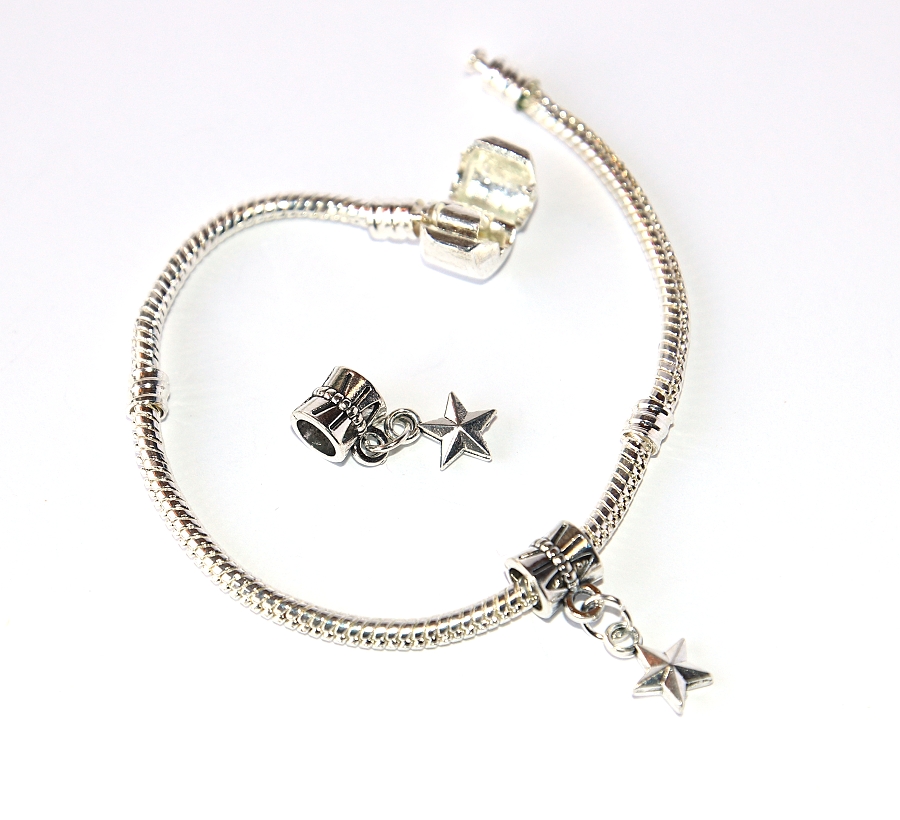 Korálek Fashion Jewerly - Plastická hvězdička, Noční obloha, Naděje, Vzpomínka, Star 2896