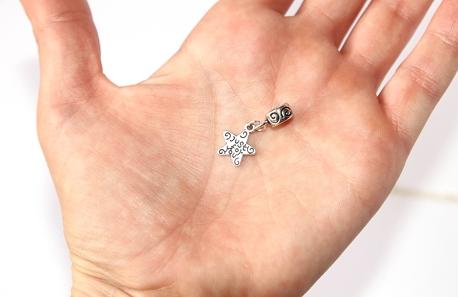 Korálek Fashion Jewerly - Hvězdička - Just for You, Láska, Naděje, Srdce, Obloha, Přání, Star 2904