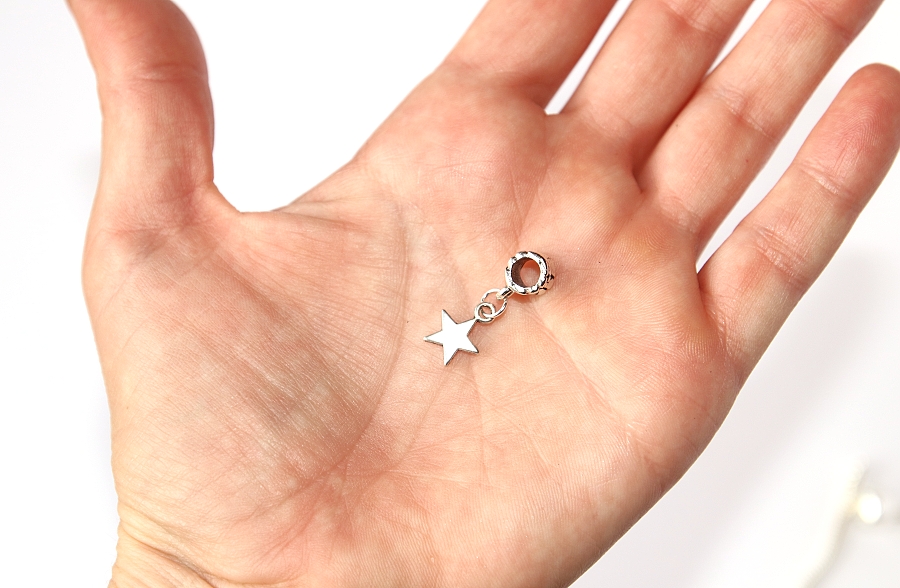 Korálek Fashion Jewerly - Drobná hvězdička, Noc, Obloha, Touha, Star 2905