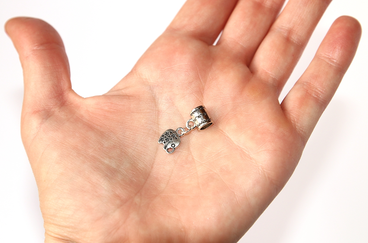 Korálek Fashion Jewerly - Slon, Zvířata, Příroda, Štěstí, Elephant 2925