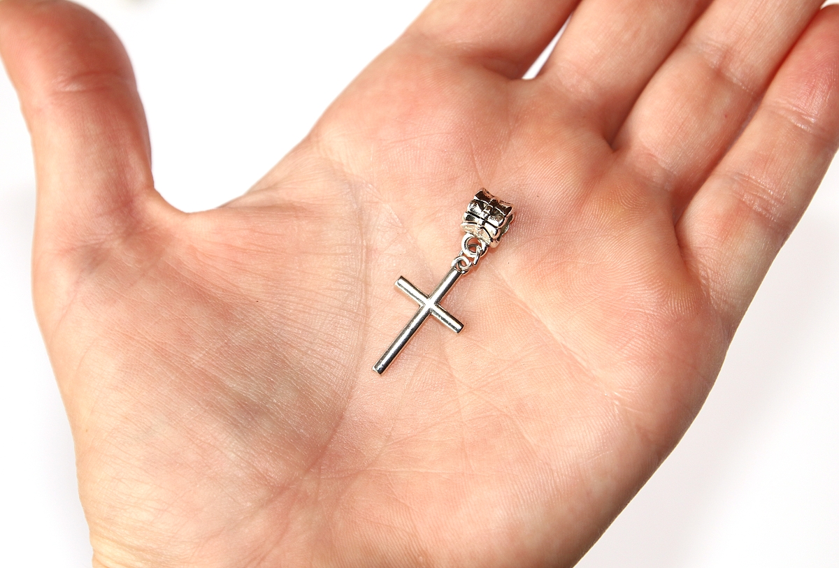 Korálek Fashion Jewerly - Přívěsek Křížek velký, Kříž, Víra, Duchovno, Duše, Křesťanství, Cross 2941