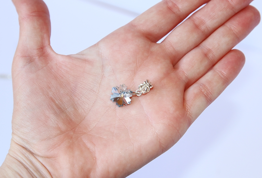Korálek Fashion Jewerly - Přívěsek Sněhová vločka, Hvězdička, Naděje, Světlo života, Snoeflake 2970