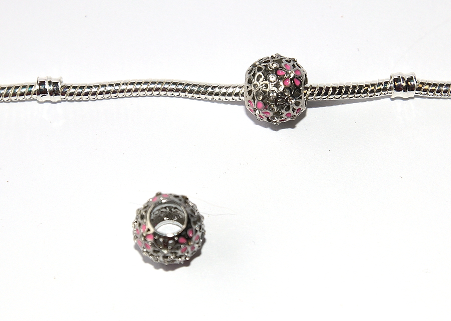 Korálek Fashion Jewerly - Romantická princezna, Enamel květiny, Flowers 2990